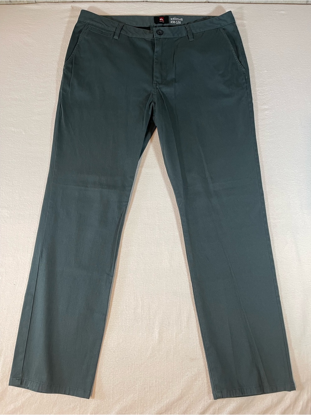 Quiksilver Men's Dark Green Chino Pants 38x32